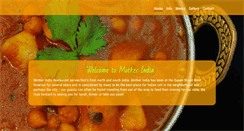 Desktop Screenshot of motherindiarestaurant.ca